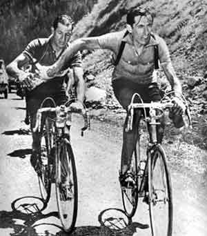 GINO BARTALI E FAUSTO COPPI AL MUSICHIERE (1959)